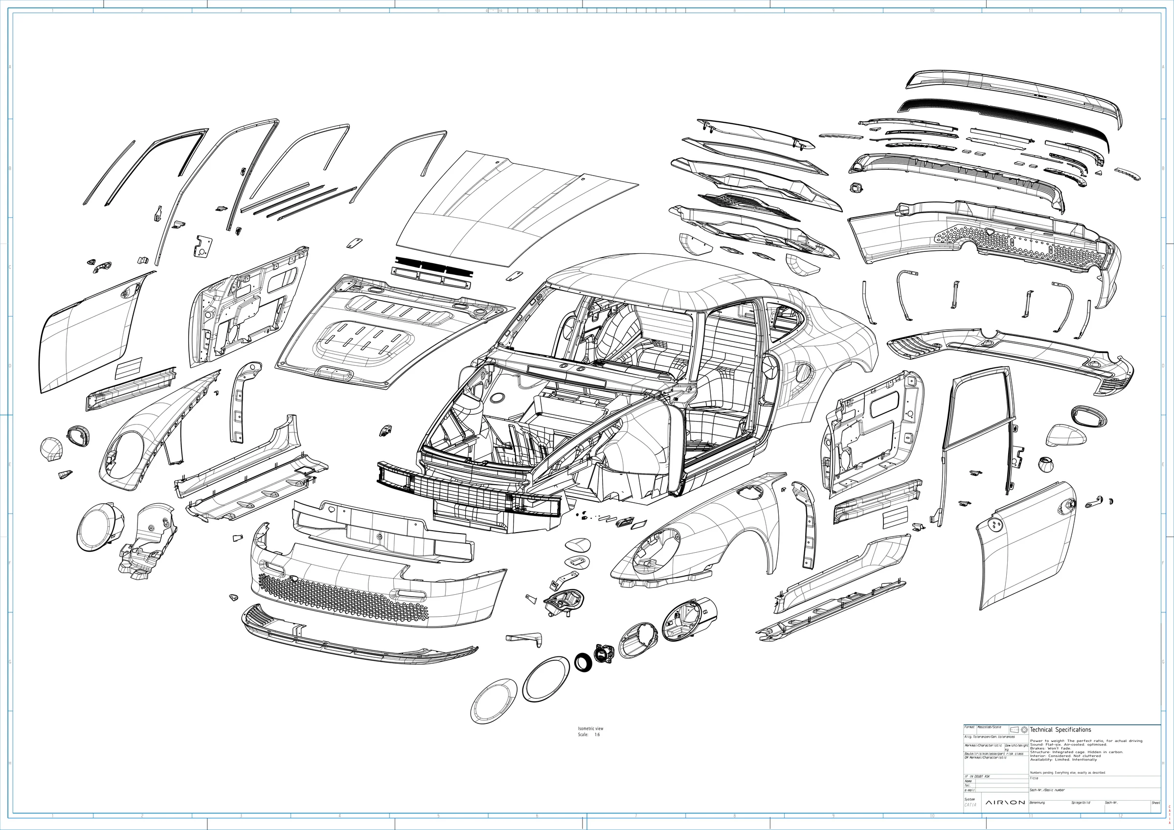 Airion exploded-view technical drawing